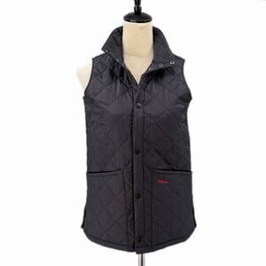 Barbour Youth Boy's XL Liddesdale Gilet Navy Quilted Snap Down Preppy Vest